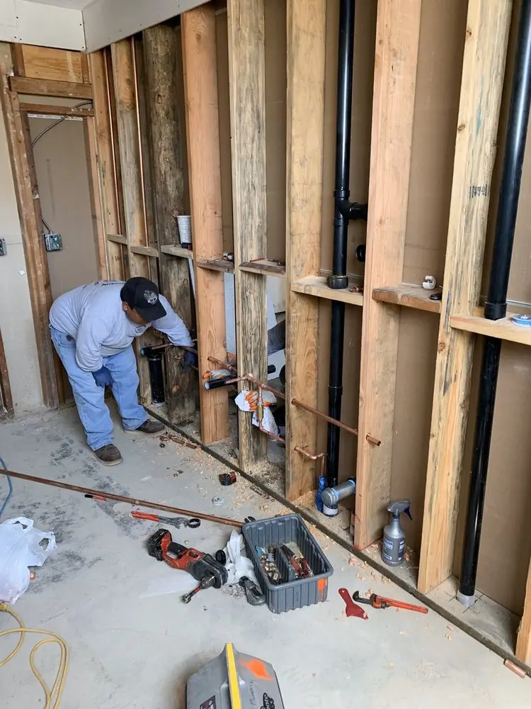 Commercial rough-in plumbing for Water Heater Replacement in East Del Paso Heights